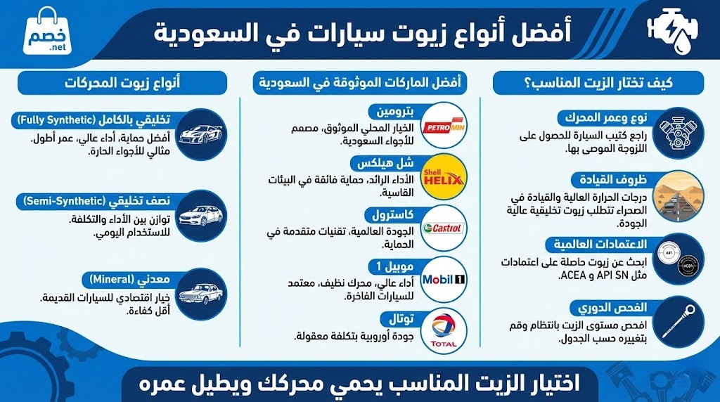 أفضل زيت سيارات في السعودية