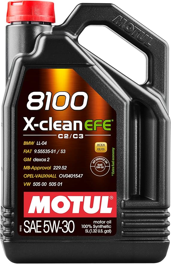 عبوة زيت محرك موتول 8100 X-clean EFE 5W-30 سعة 5 لتر