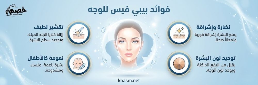 بيبي فيس للوجه: بشرة زجاجية خالية من العيوب