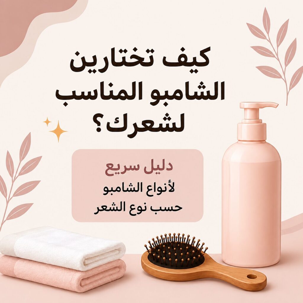 كيفية اختيار شامبو حسب نوع الشعر