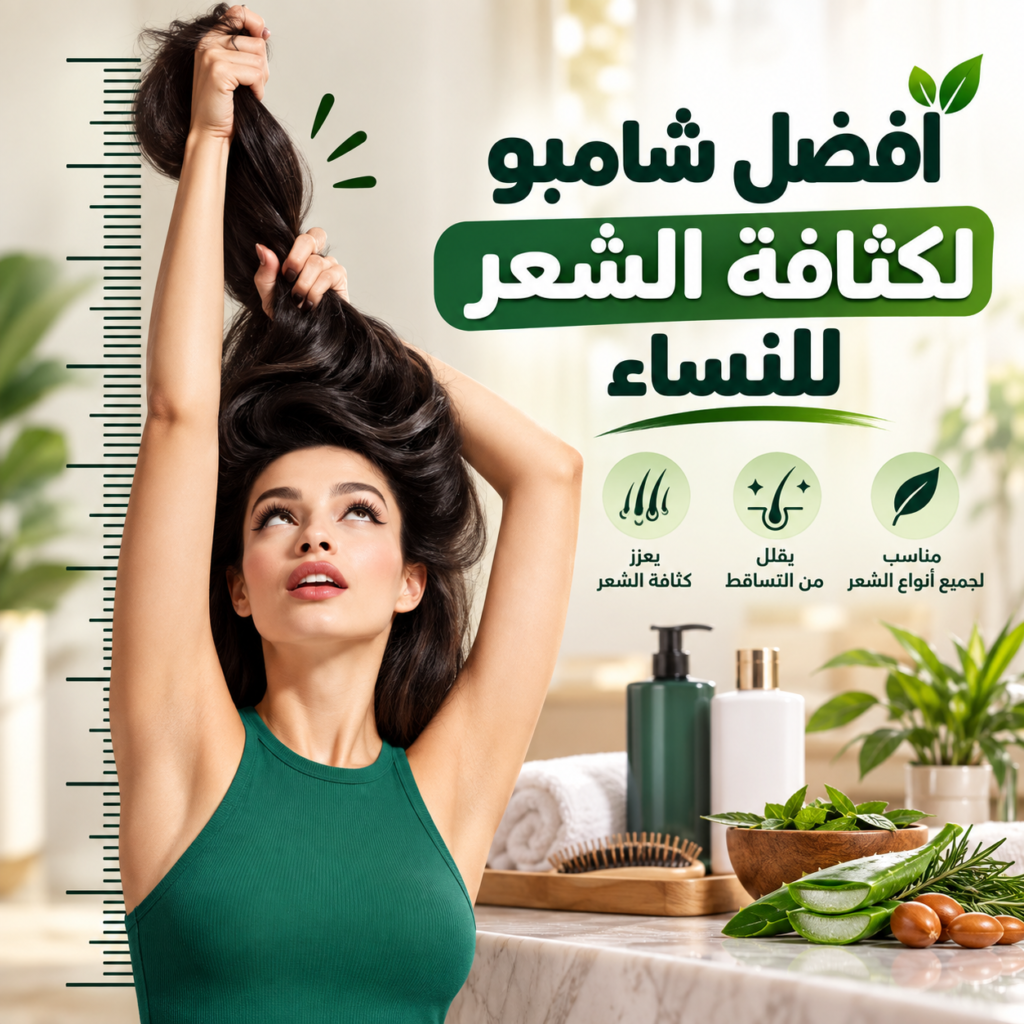 افضل شامبو لكثافة الشعر للنساء