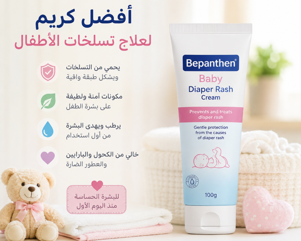 افضل كريم لعلاج تسلخات الاطفال